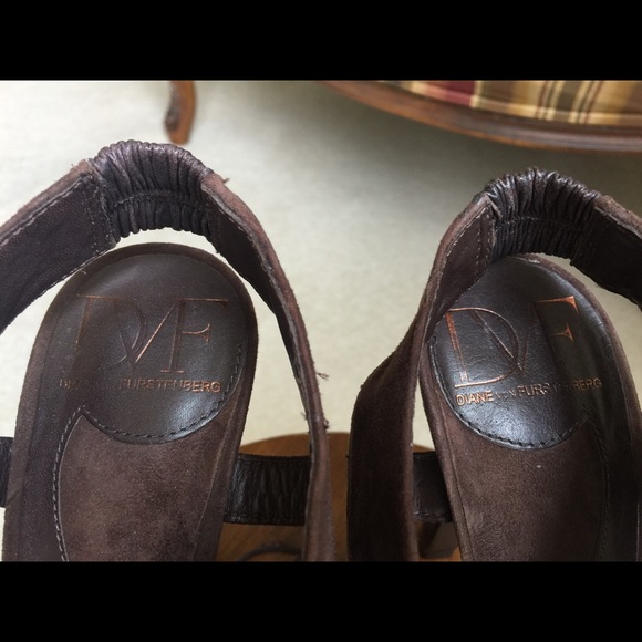 Diane von Furstenberg Zia Ii Platform Sandals 6M - Picture 11 of 14